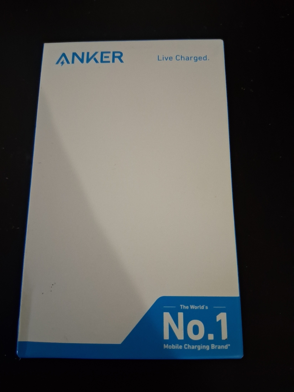 Anker Portable Charger Power Bank - White & Blue